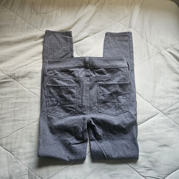 AMERICAN EAGLE Grey Knit Hi Rise Jegging Cotton Blend Low Rise 00 SHORT AE - Picture 8 of 8